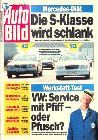 Deckblatt Auto Bild (15/1993)